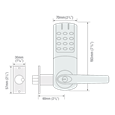 CODELOCKS CL5010N Netcode Battery Operated Digital Lock