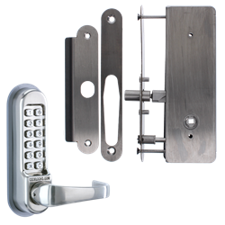 CODELOCKS CL0530 / CL0535 Digital Lock Stainless Steel with XTD Gate Lock