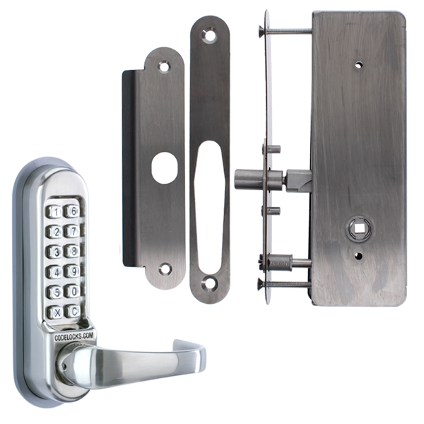 CODELOCKS CL0530 / CL0535 Digital Lock Stainless Steel with XTD Gate Lock