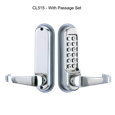 CODELOCKS CL0530 / CL0535 Digital Lock Stainless Steel with XTD Gate Lock