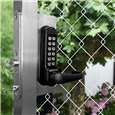 CODELOCKS CL0530 / CL0535 Digital Lock Black Marine Grade with XTD Gate Lock