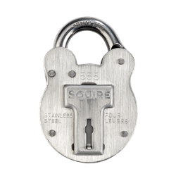 SQUIRE 555 Stainless Steel Old English Marine Padlock Keyed To Differ