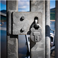 SQUIRE 555 Stainless Steel Old English Marine Padlock Keyed To Differ