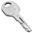 EVVA ICS KDZ Euro Key & Turn Cylinder Keyed To Differ 3 Keys TS007 3*