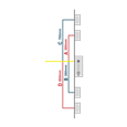 ASEC VITAL 4 Roller Door Lock 92mm Centres