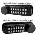 BORG LOCKS BL2615 Marine Grade Easicode Pro ECP Digital Horizontal Rim Deadbolt Lock