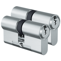 EVVA EPSnp Keyed Alike Pair DZ Euro Double Cylinder 6 Keys TS007 3*