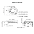 DAHUA PFB205W-E Wall Mount Bracket