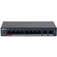 DAHUA Network Switch 10 Ports (8 x PoE) Cloud Management Via Dolynk CS4010-8ET-110