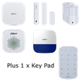 DAHUA Airshield Alarm Kit Including Hub, Internal Siren, External Siren, 2 x PIR and 1 x Magnetic Contact
