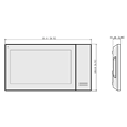 DAHUA Video Door Entry VTH2 Series Indoor Monitor IP Economy 7 Inch Touchscreen