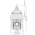 DAHUA HDCVI PTZ Camera SD49 Series 2MP Optical Zoom IP66 12V DC Including Wall Bracket