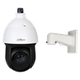DAHUA HDCVI PTZ Camera SD49 Series 2MP Optical Zoom IP66 12V DC Including Wall Bracket