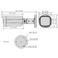 DAHUA HDCVI Bullet Camera 5MP 16:9 Dual Illumination Starlight IR 12V DC