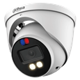 DAHUA HDCVI Turret Dome Camera Active Deterrence 16:9 12V DC