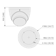 DAHUA HDCVI Turret Dome Camera 5MP 16:9 12V DC