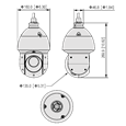 DAHUA IP PTZ WizSense 4MP Network Camera With Starlight IR 25 x Optical Zoom 12V DC