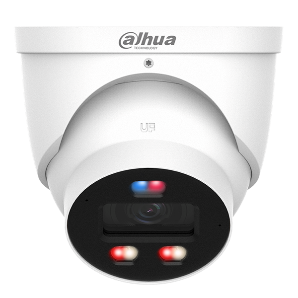 DAHUA IP Turret Dome WizSense Series 3 Network Camera With Active Deterrence 30 Metre IR 12V DC