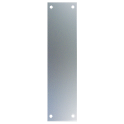 ASEC Finger Plate 75mm Width x 1.2mm Depth (SAA) Satin Anodised Aluminium