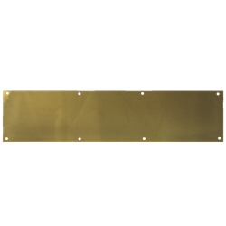 ASEC Kick Plate 150mm Height x 1.2mm Depth (PB) Polished Brass