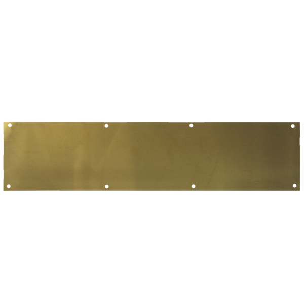 ASEC Kick Plate 150mm Height x 1.2mm Depth (PB) Polished Brass