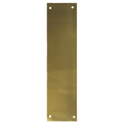 ASEC Finger Plate 75mm Width x 1.2mm Depth (PB) Polished Brass