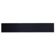 ASEC Kick Plate 150mm Height x 1.2mm Depth (BL) Powder Coated Stainless Steel Black