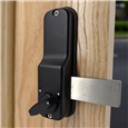 BORG LOCKS BL4305 ECP Marine Grade Black Digital Lock With Rim Deadbolt