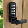 BORG LOCKS BL4305 ECP Marine Grade Black Digital Lock With Rim Deadbolt