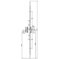 ELITE Standard Lever Operated Latch & Deadbolt Single Spindle - 4 Roller