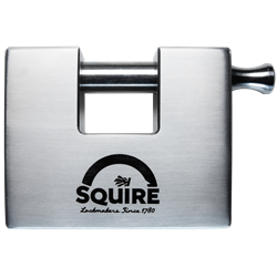 SQUIRE Stronghold ST75S Stainless Steel Container Sliding Shackle Padlock
