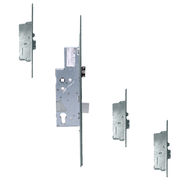 ELITE Heritage Key Wind Locking Lever Operated Latch & Deadbolt Single Spindle 20mm Faceplate - 3 Deadlocking Latch Bolts