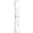 ELITE Compact Lever Operated Latch & Deadbolt Twin Spindle Designed To Accept Optional Shootbolts - 2 Hook 4 Roller