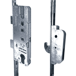 ELITE Compact Lever Operated Latch & Deadbolt Twin Spindle Designed To Accept Optional Shootbolts - 2 Hook 2 Roller