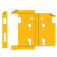 BORG LOCKS S509AB Intumescent Kit To Suit BL5000/BL7000 Series With Sashlock