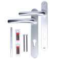 HOPPE Tokyo 92mm Door Furniture 230mm Backplate With 203mm Screw Centres