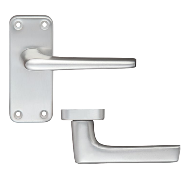 ZOO Lever Handle On Latch Backplate
