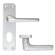 ZOO Lever Handle On Oval Lock Backplate