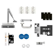 ZOO Architectural Fire Door Pack For Office Door (Locking) KITA3-FDP-A3