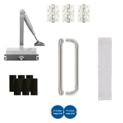 ZOO Architectural Fire Door Pack For Corridor Door (Non-Locking) KITA2-FDP-A2