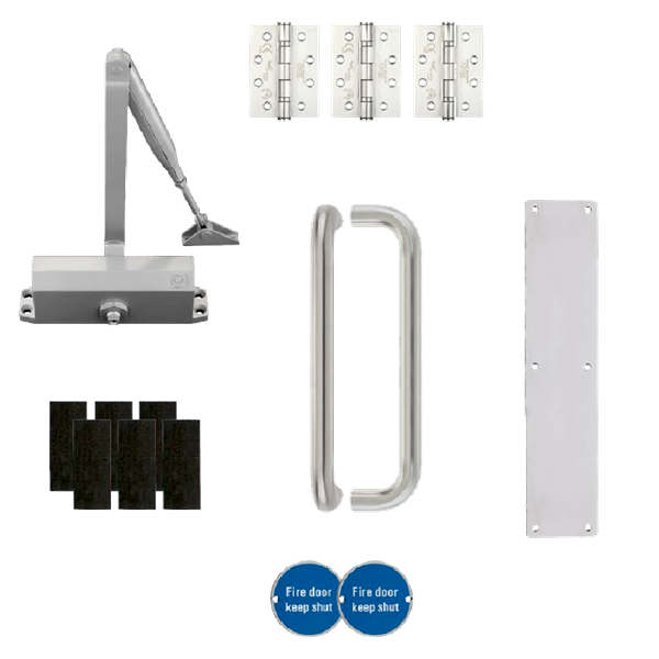 ZOO Architectural Fire Door Pack For Corridor Door (Non-Locking) KITA2-FDP-A2