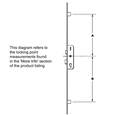 ERA Lever Operated Split Spindle Latch & Deadbolt 20mm Radius Faceplate With 2 Small Hooks