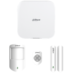 DAHUA Airshield Basic Alarm Kit Including Hub, 1 x PIR, 1 x Magnetic Contact and 1 x Key Fob