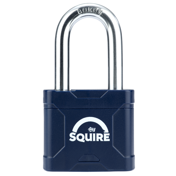 SQUIRE Stronglock Plus Laminated Padlock In Protective Casing Long Shackle