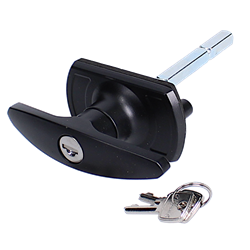 CARDALE Garage Door T-Handle Square Spindle With Screwhole In End