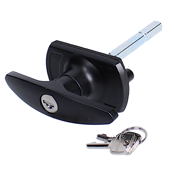 CARDALE Garage Door T-Handle Square Spindle With Screwhole In End