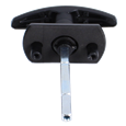 CARDALE Garage Door T-Handle Square Spindle With Screwhole In End