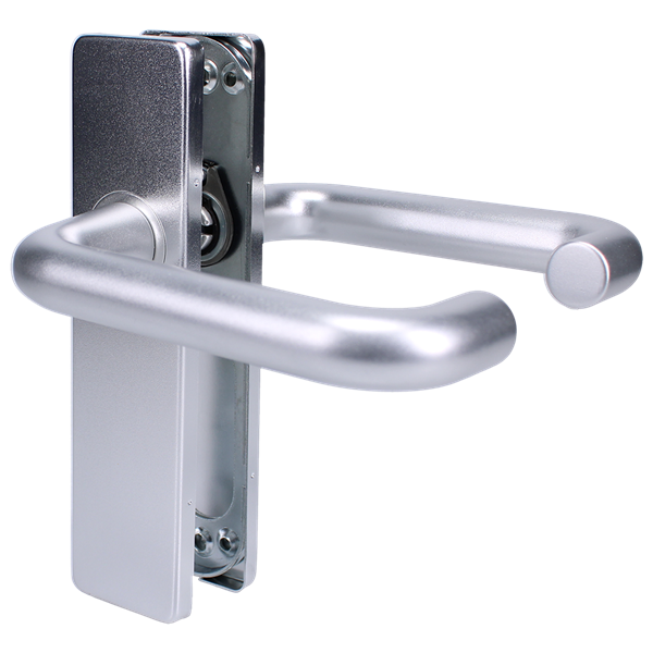 ZOO Return To Door Lever Handle On Latch Backplate FD30/60