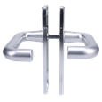 ZOO Return To Door Lever Handle On Latch Backplate FD30/60