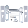 ZOO Return To Door Lever Handle On Euro Lock Backplate FD30/60